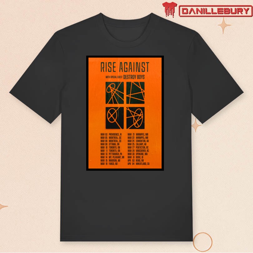 Rise Against Spring Live Tour 2026 Poster - Image 3