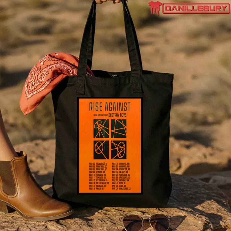 Rise Against Spring Live Tour 2026 Poster - Image 4