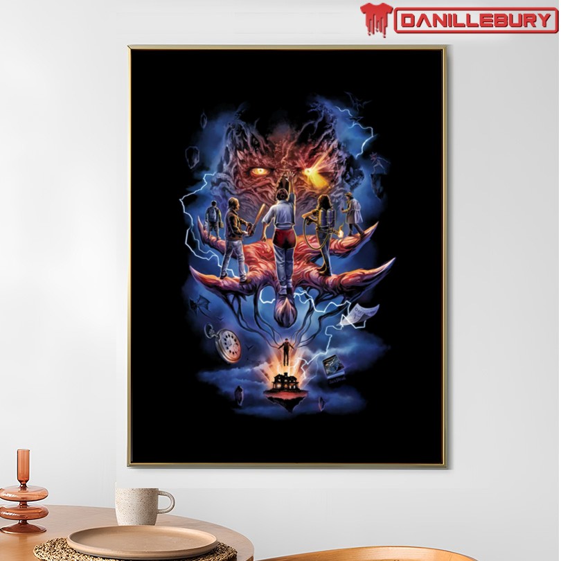 Stranger Things Upside Down Warriors T-Shirt - Image 4