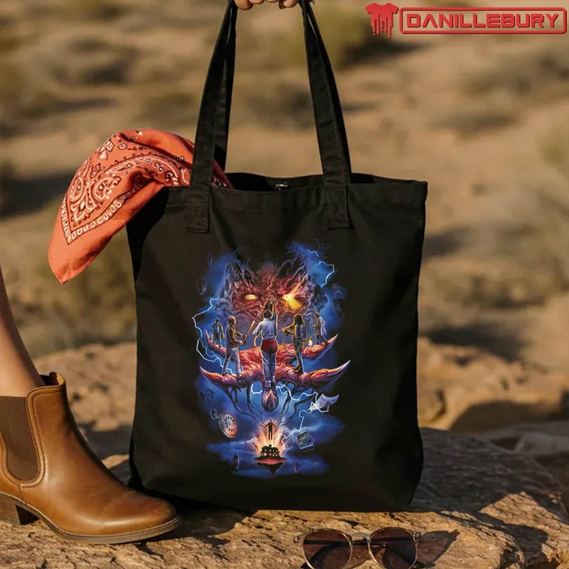 Stranger Things Upside Down Warriors T-Shirt - Image 3