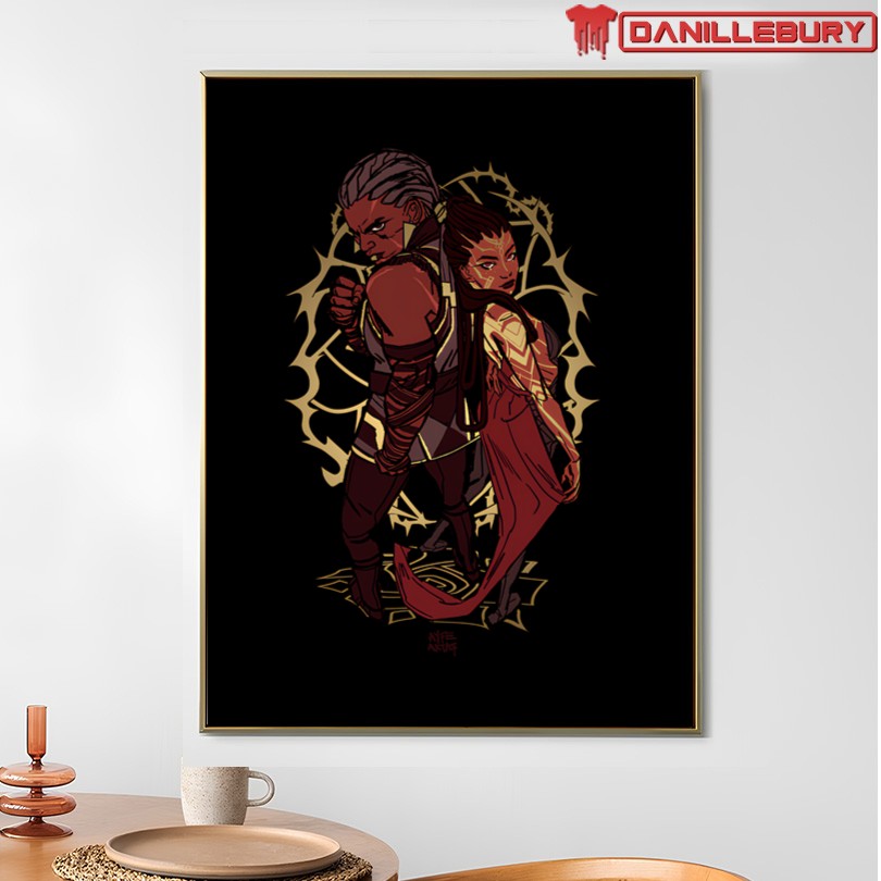 T-shirt holographique Mel et Ambessa d'Arcane - Image 4