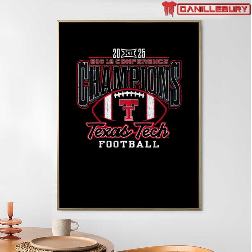 Texas Tech Big 12 CHAMPS Staple T-Shirt - Image 4