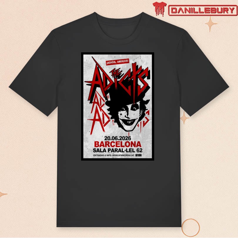 The Adicts Jun 20 2026 Barcelona Poster - Image 3