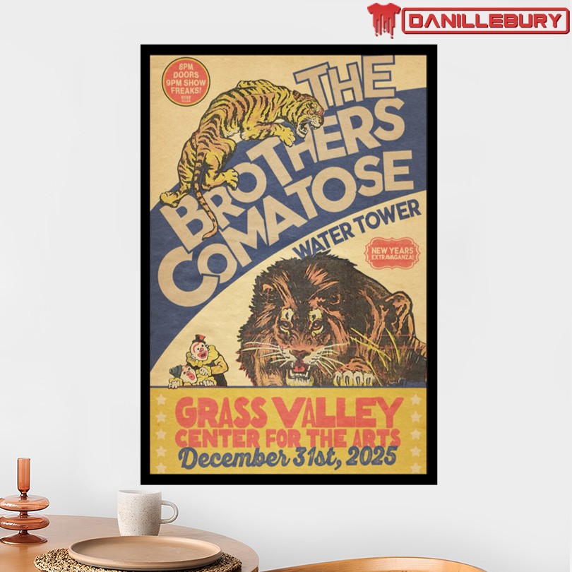 The Brothers Comatose Dec 31 2025 Center for the Arts Grass Valley CA Poster - Image 2
