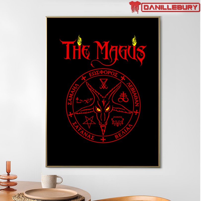 THE MAGUS-Daemonosophical Baphomet Sigil T-shirt - Image 4