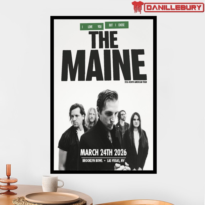 The Maine March 24th 2025 Las Vegas Tour Poster - Image 2