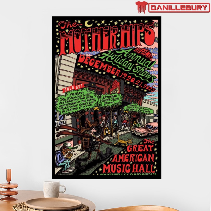 The Mother Hips Great American Music Hall Dec 19-21 2025 Poster - Image 2