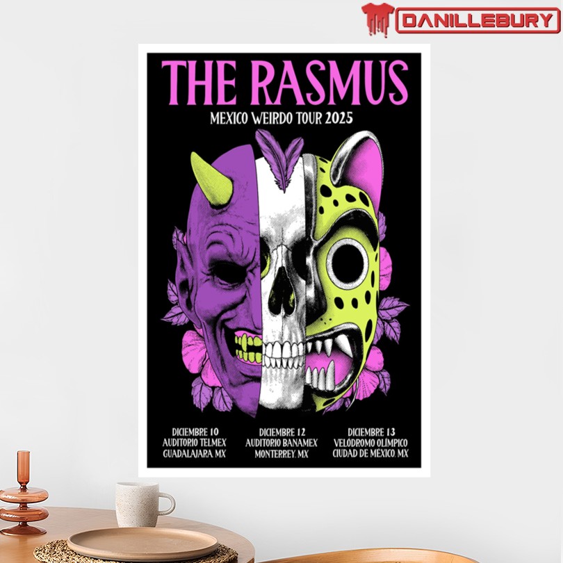The Rasmus Mexico Weirdo Tour Event December 2025 Poster - Image 2