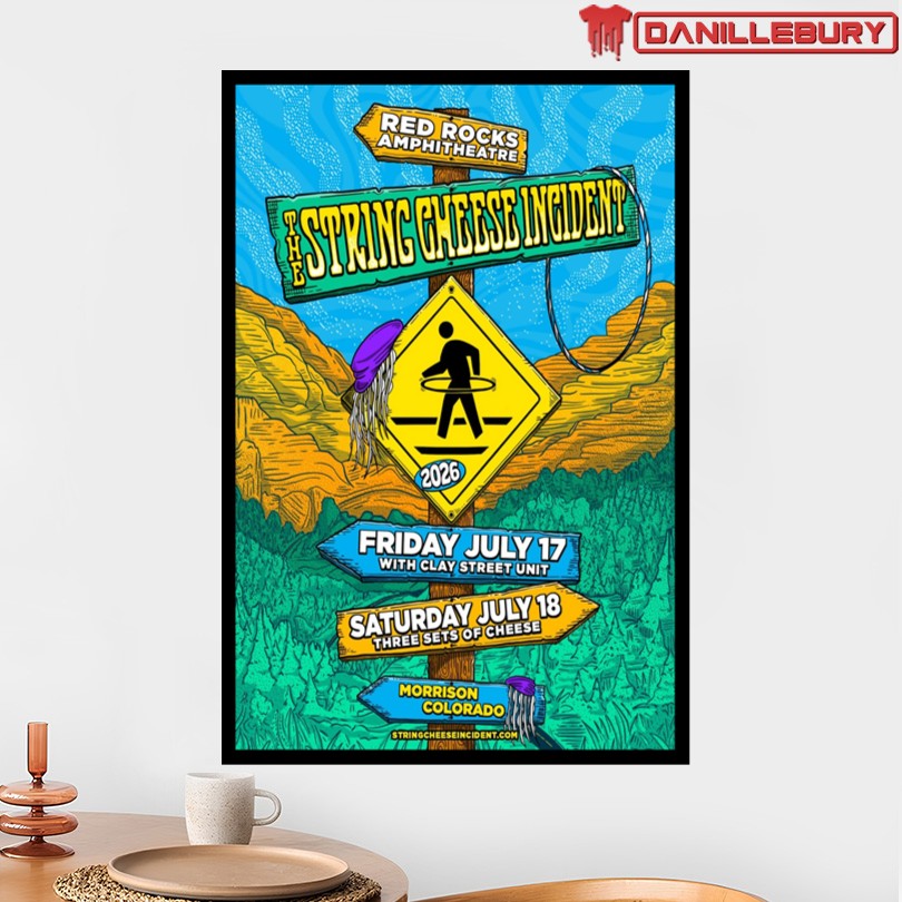 The String Cheese Incident Red Rocks Morrison CO Jul 17 & 18 2026 Poster - Image 2