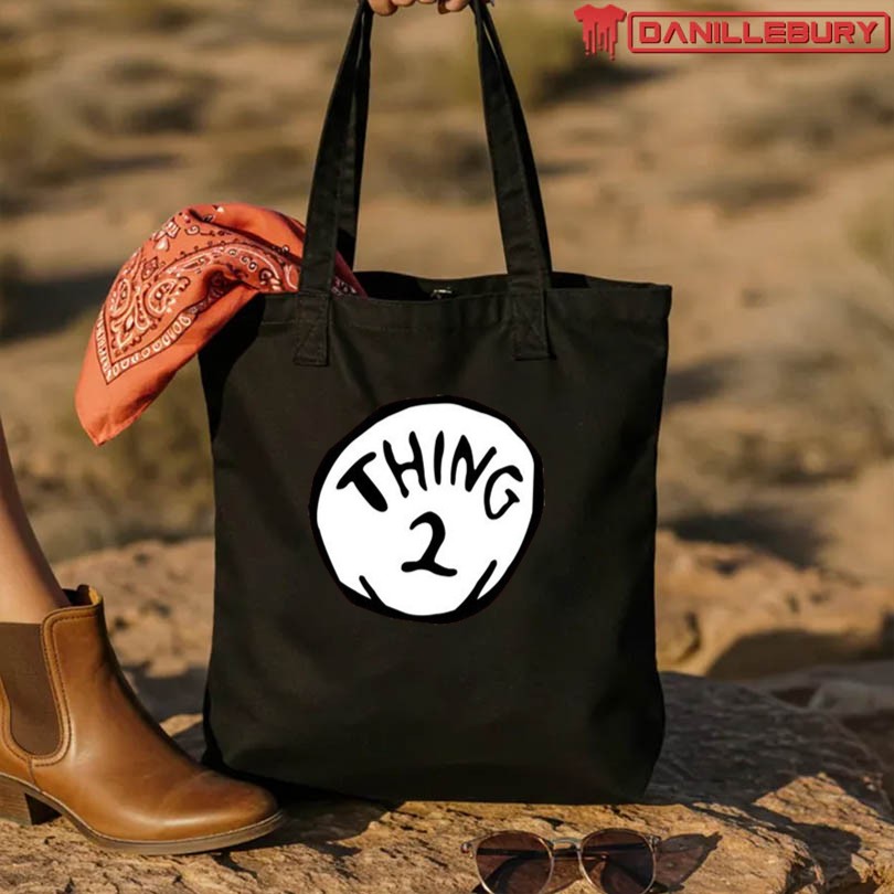 Thing Two Dr. Seuss Thing 2 Classic T Shirt - Image 3