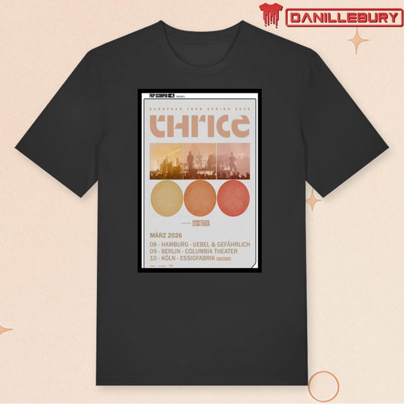 Thrice Tour Europe Spring 2026 Poster - Image 3