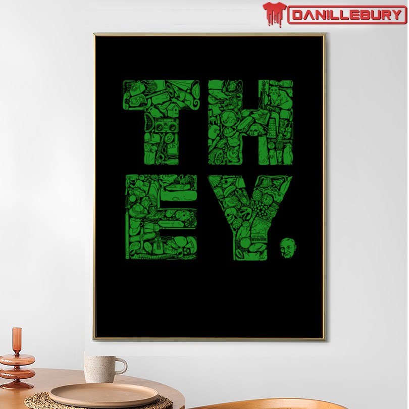 TMBG THEY Mosaic Shirt - Image 4