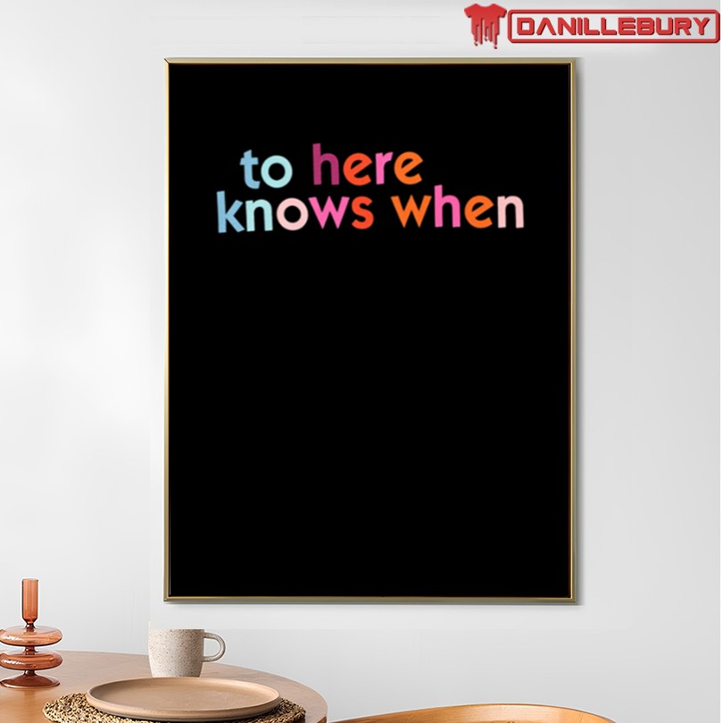 To Here Knows When Tour T-Shirt - Image 4