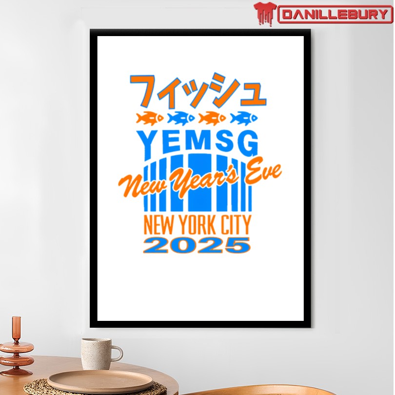 Yemsg New Year's Eve New York City 2025 T-Shirt - Image 4
