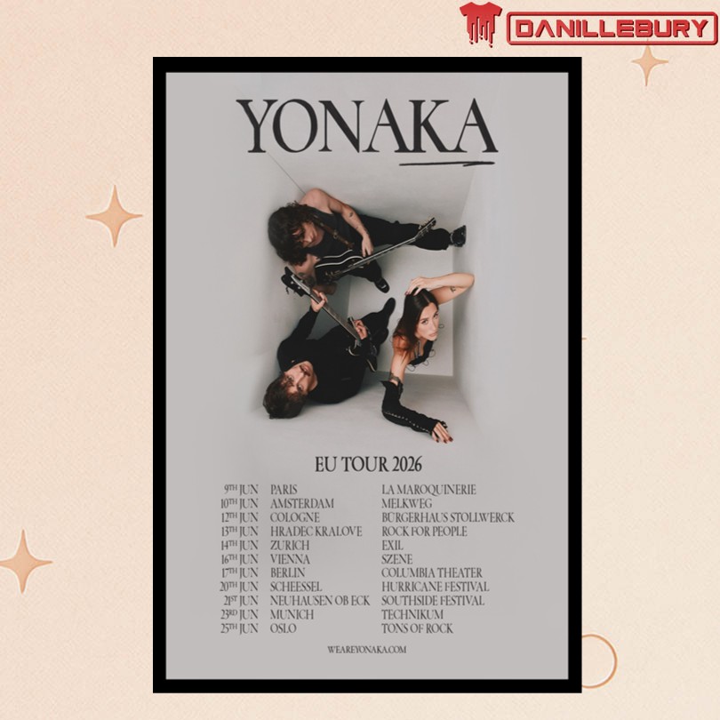YONAKA 2026 European Tour Poster