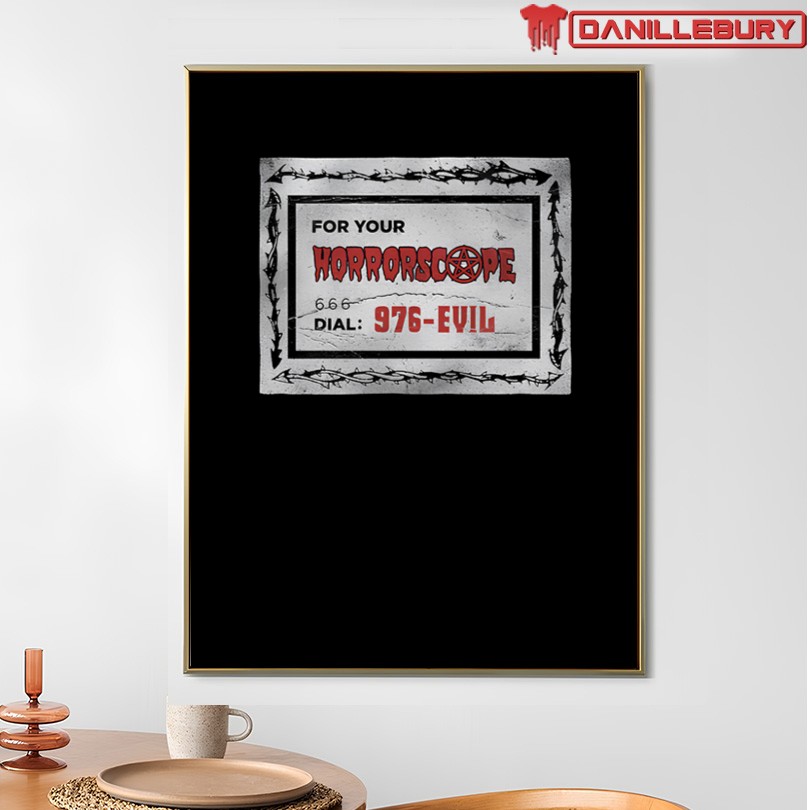 976 Evil Hororscope Hotline T-Shirt - Image 4
