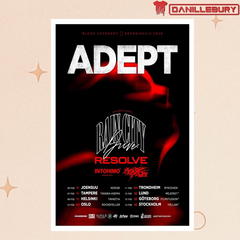 Adept Fall Tour 2026 Poster