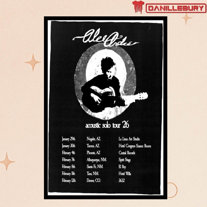 Alec Andre Acoustic Solo Tour 2026 Poster