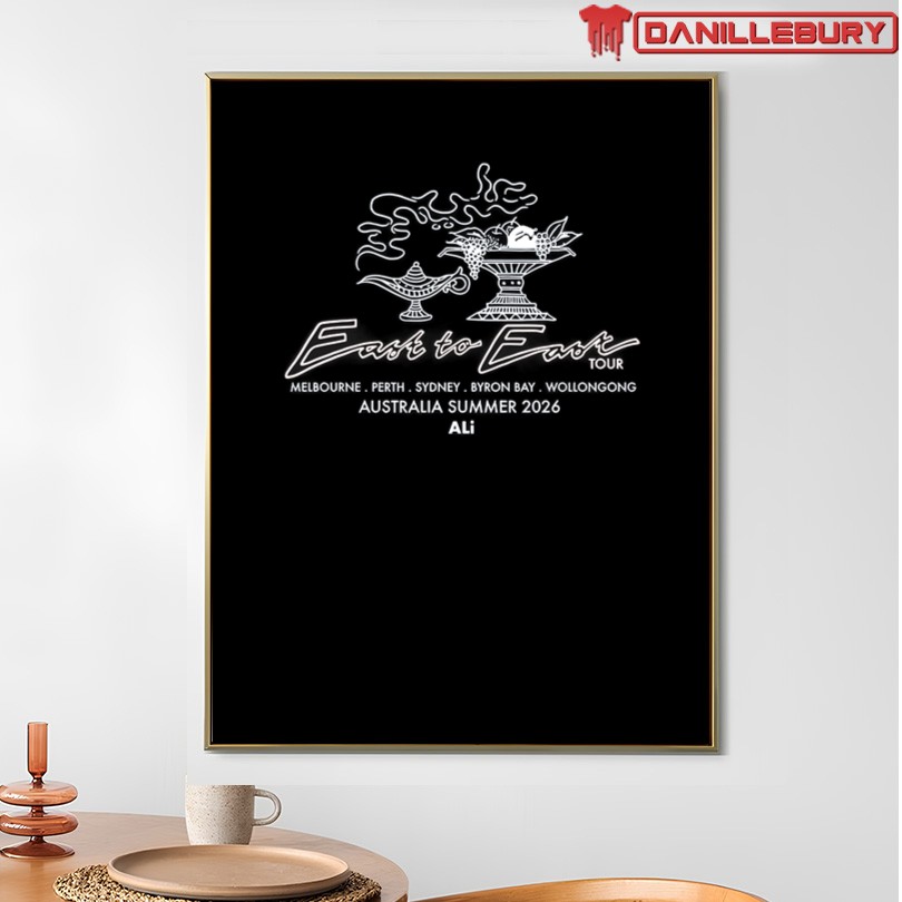 Ali Australia Tour East to East Still Life T-Shirt - Image 4