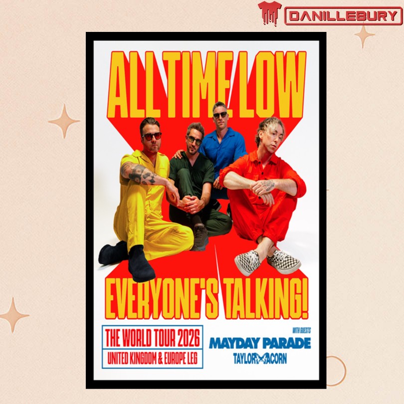 All Time Low The World Tour 2026 Poster