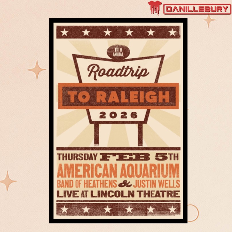 American Aquarium Feb 5 2026 Lincoln Theatre Raleigh NC Poster