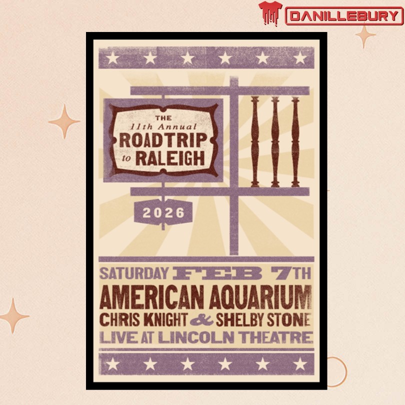 American Aquarium Feb 7 2026 Lincoln Theatre Raleigh NC Poster