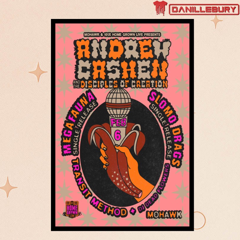 Andrew Cashen And The Disciples Of Creation Feb 6 2026 Mohawk Austin TX Poster