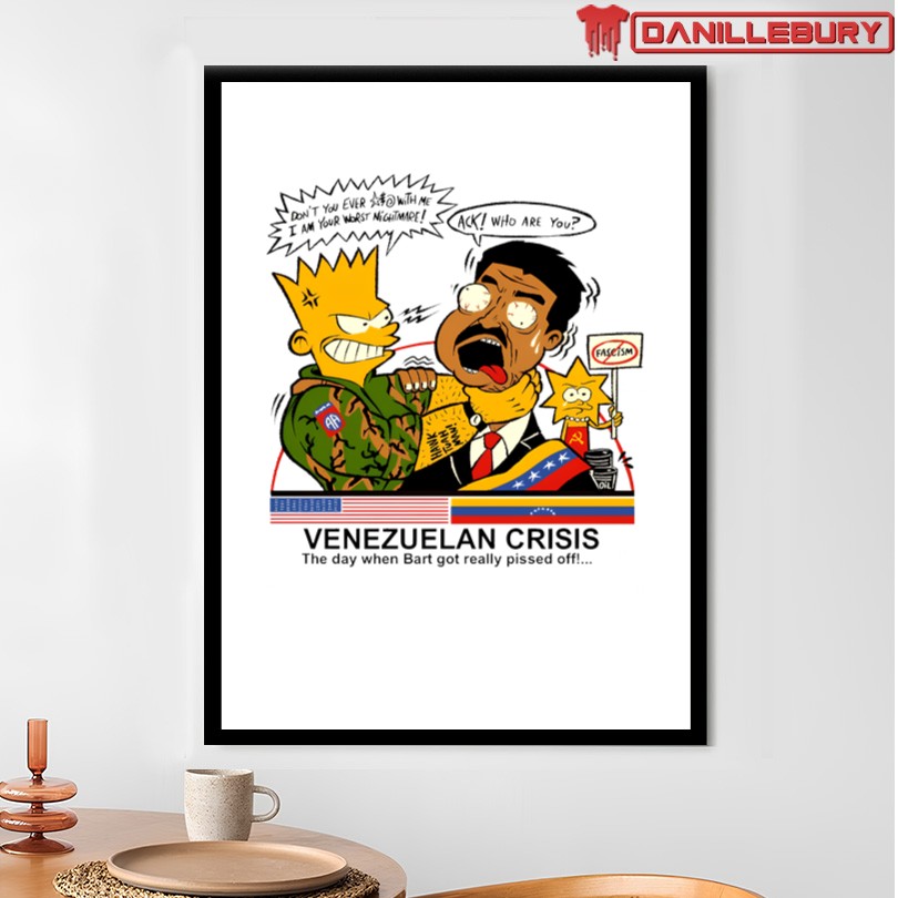 Bart & the Venezuelan Crisis Shirt - Image 4