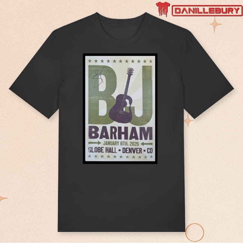 BJ Barham Jan 6 2026 Globe Hall Denver CO Poster - Image 3