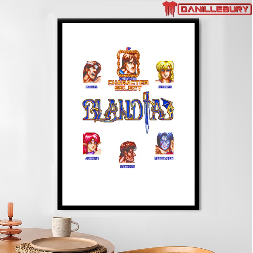 Blandia Character Select T-Shirt - Image 4