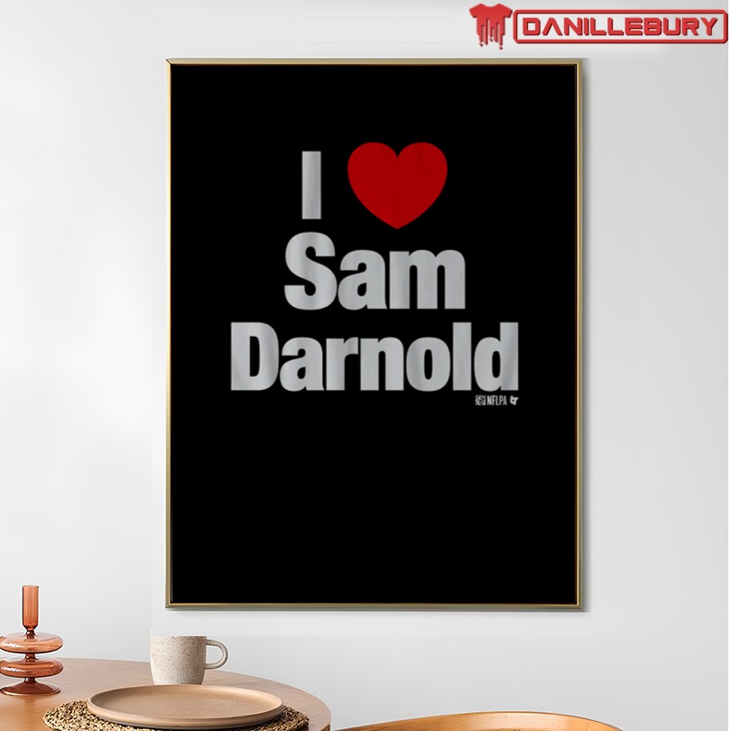 BreakingT I Heart Sam Darnold Shirt - Image 4