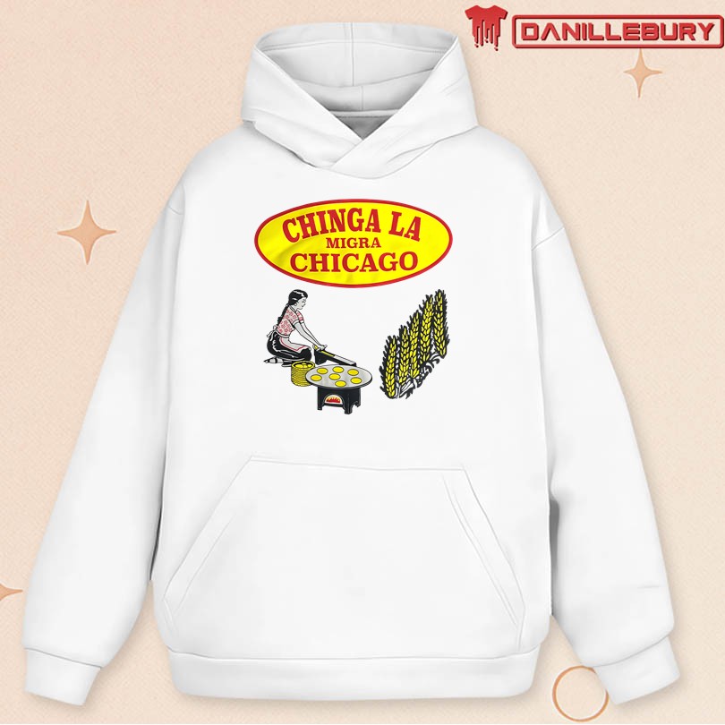 Chinga La Migra Chicago T-Shirt - Image 2