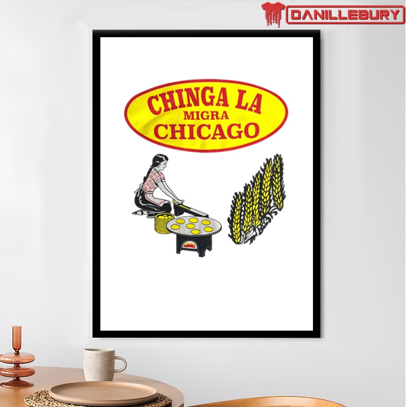 Chinga La Migra Chicago T-Shirt - Image 4