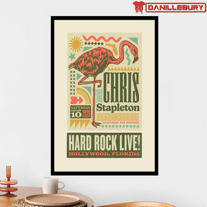 Chris Stapleton Hollywood Florida January 10 2026 Poster - Image 2