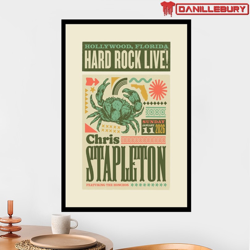 Chris Stapleton Hollywood Florida January 11 2026 Poster - Image 2