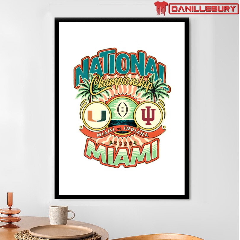 College Football Playoff 2026 National Championship Miami vs Indiana T-Shirt - Image 4