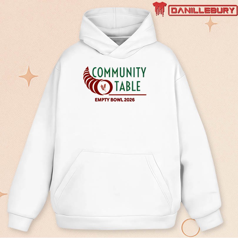 Community Table Empty Bowl 2026 T-Shirt - Image 2