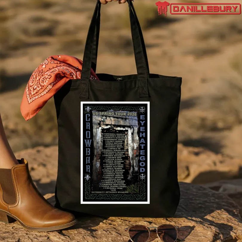 Crowbar Rules Eyehategod Spring 2026 Tour Poster - Image 4