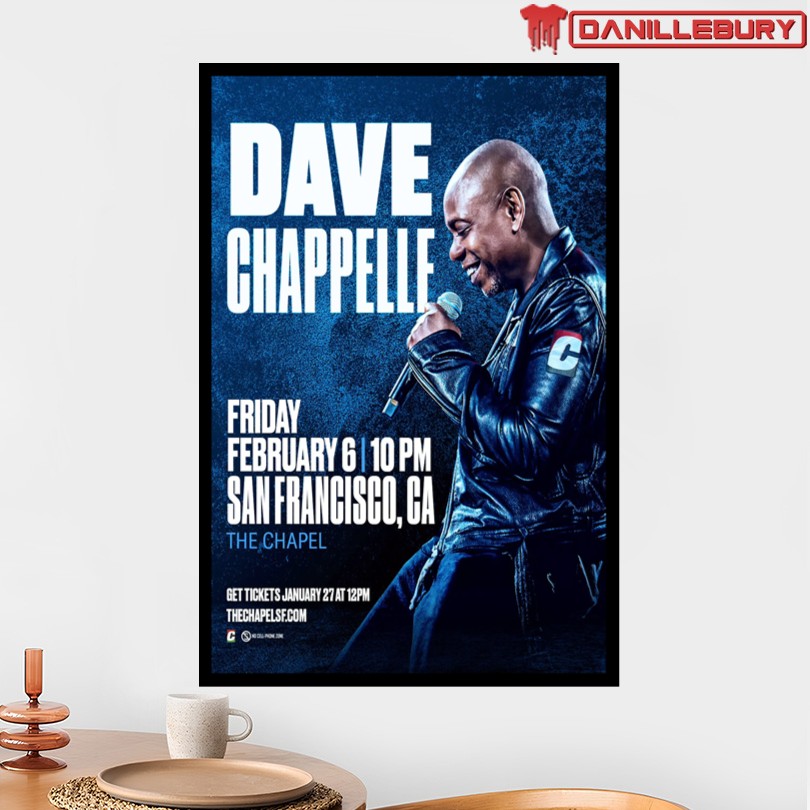 Dave Chappelle Feb 6 2025 The Chapel San Francisco CA Poster - Image 2
