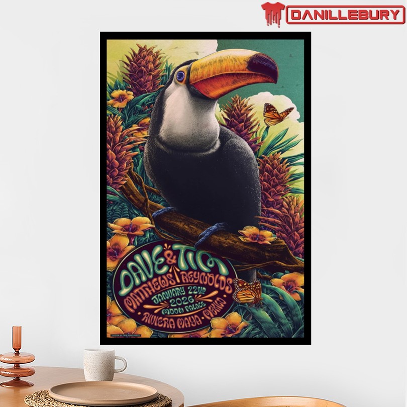 Dave Matthews and Tim Reynolds in Mexico Tour Jan 22 2026 Poster - Image 2