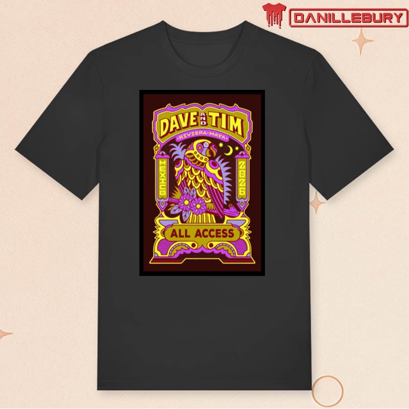 Dave & Tim Riviera Maya Tour 2026 Mexico Poster - Image 3