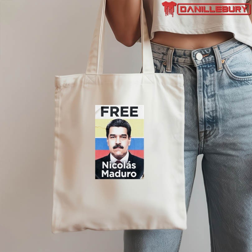 Democrats Free Nicolas Maduro Poster T-Shirt - Image 3