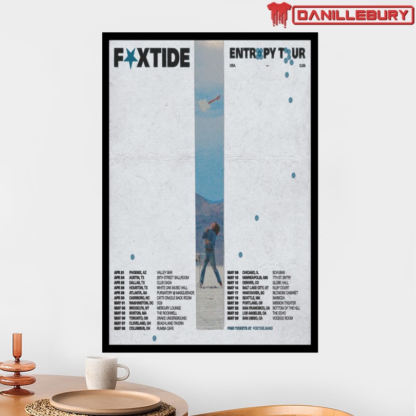 Foxtide Entropy Tour 2026 Poster - Image 2