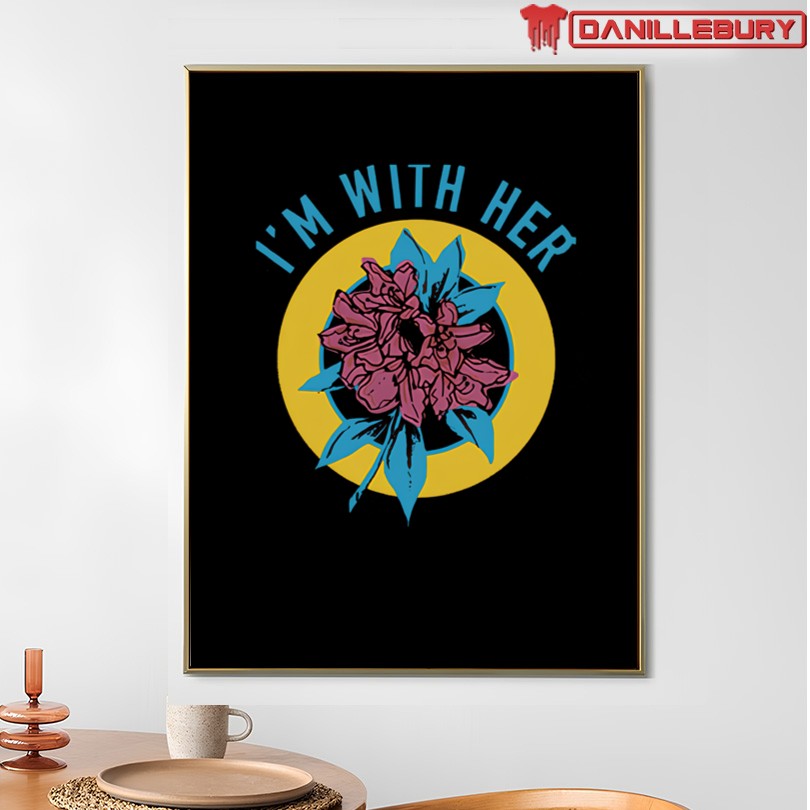 I'm With Her Rhododendron T-Shirt - Image 4