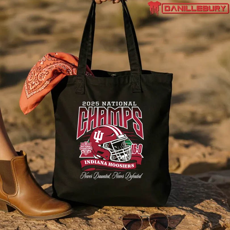 Indiana Hoosiers 2025 National Champs Helmet Crewneck - Image 3