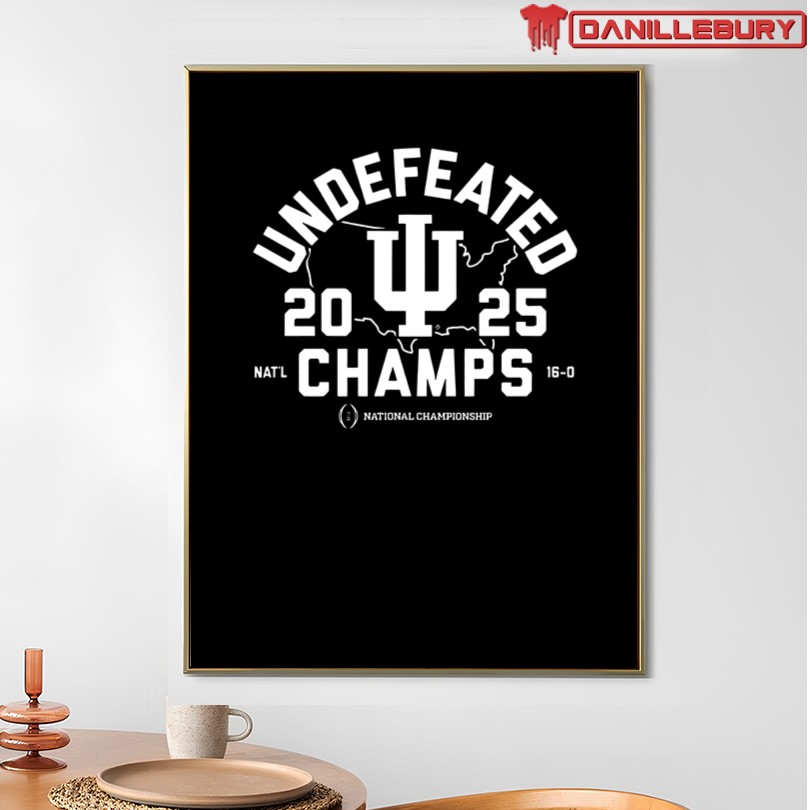 Indiana Hoosiers 2025 Undefeated National Champs Merch - Image 4