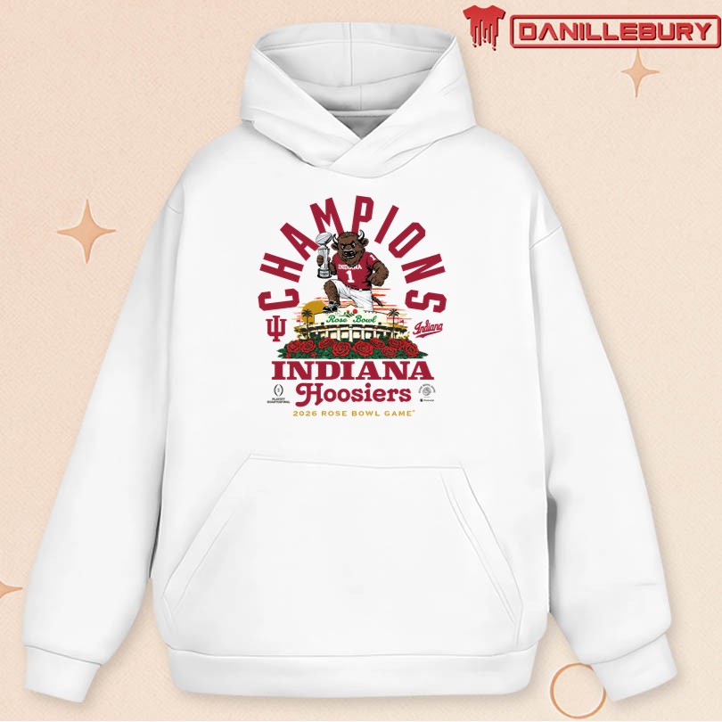 Indiana Hoosiers Bison Rose Bowl Champions T-Shirt - Image 2