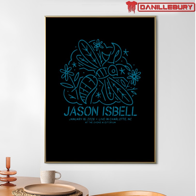 Jason Isbell January 16 2026 Live In Charlotte NC T-Shirt - Image 4
