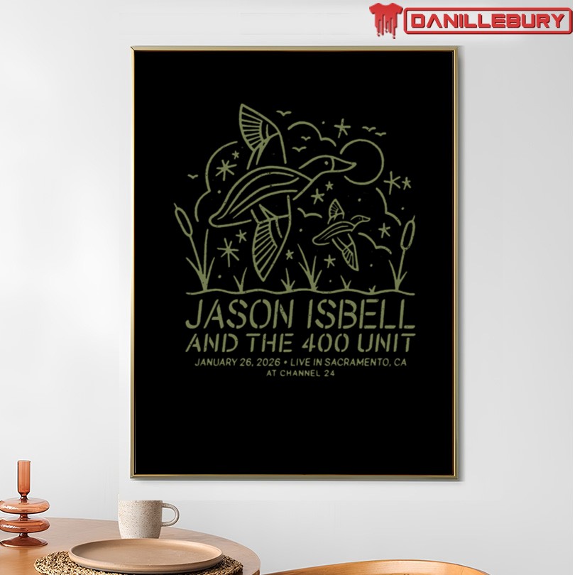 Jason Isbell January 26 2026 Live In Sacramento CA T-Shirt - Image 4
