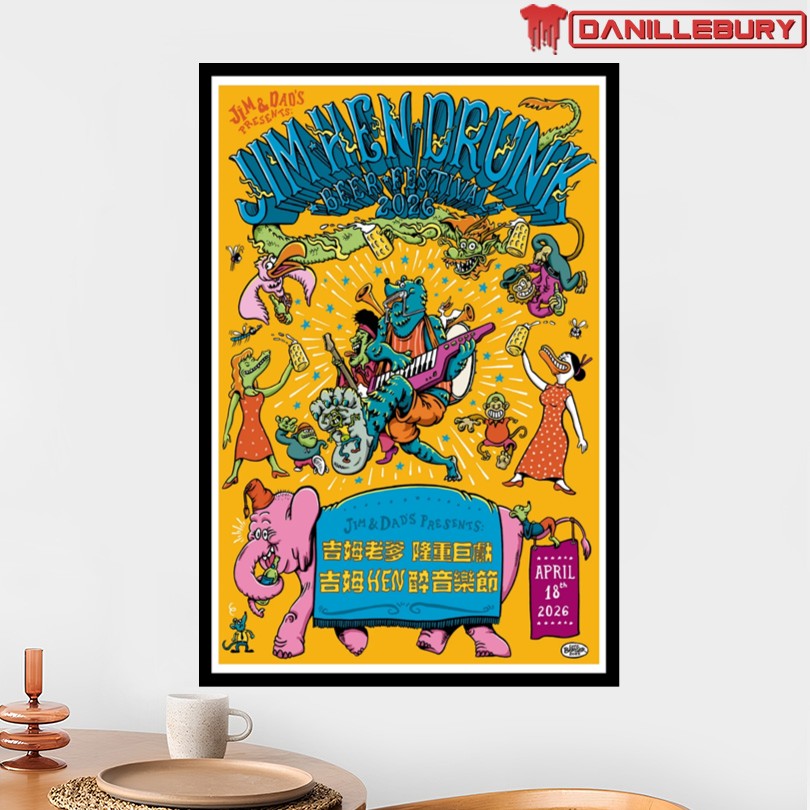 Jim Hen Drunk Beer Festival Apr 18 2026 Taiwan Poster - Image 2